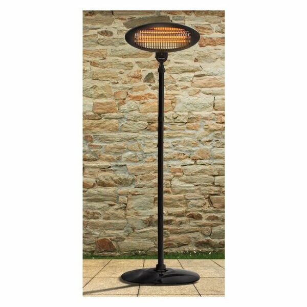 Quartz Electric Patio Heater Black