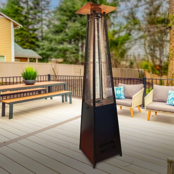 Pyramid Gas Patio Heater Stainless Steel