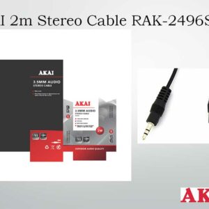 AKAI 3.5mm stereo cable (2m) 2496sl