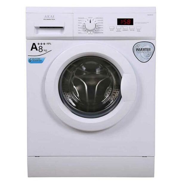 AKAI 8kg Washing Machine Model: AQUA88K-M