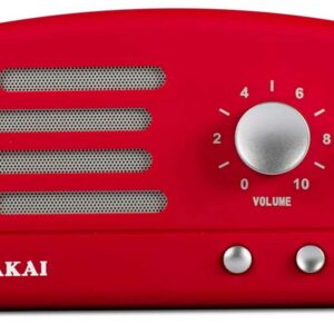 AKAI Vintage Red Bluetooth Speaker