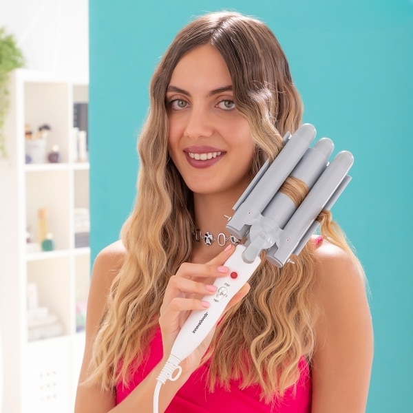 Triple Ceramic Styling Curling Iron Triler InnovaGoods - My Blog